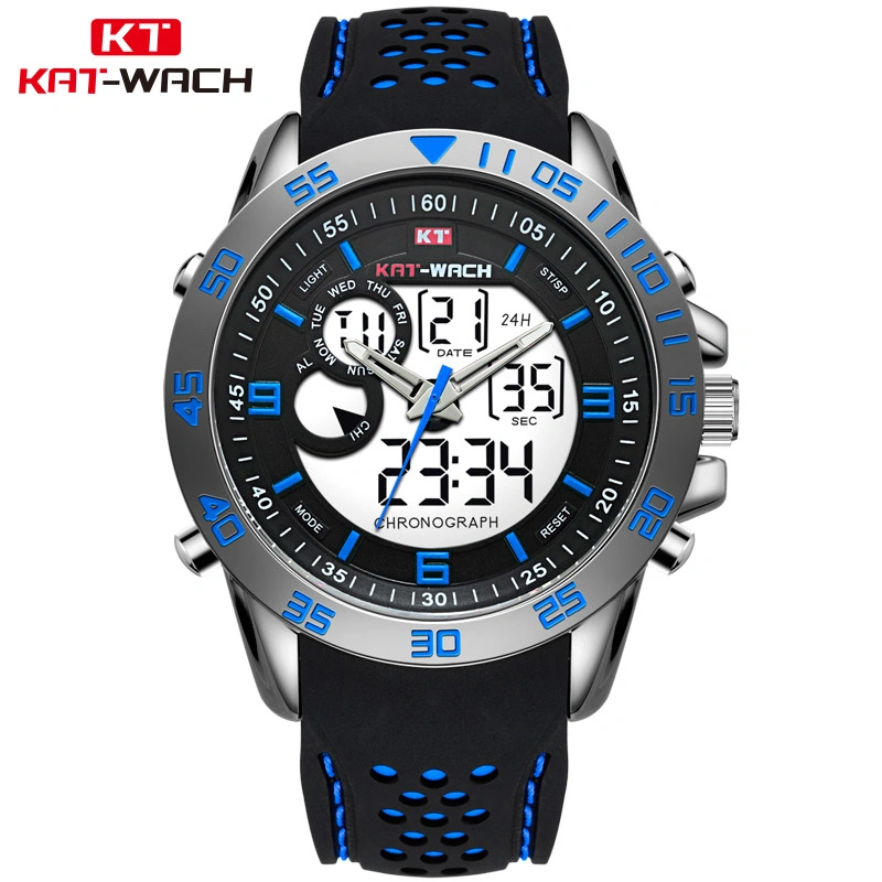 Wrist Gift Quality Watches Custome Wholesale Sports Watch Swiss Watch Dual Time Watch