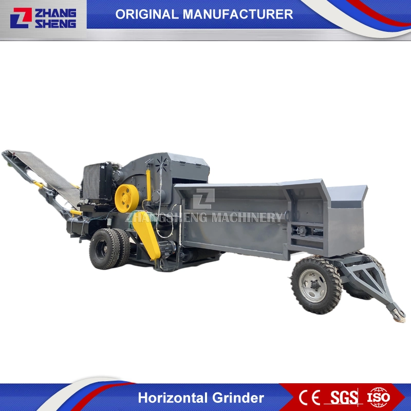 Land Clearing Engine Electric Tree Root Pallet Grinder Horizontal Grinder