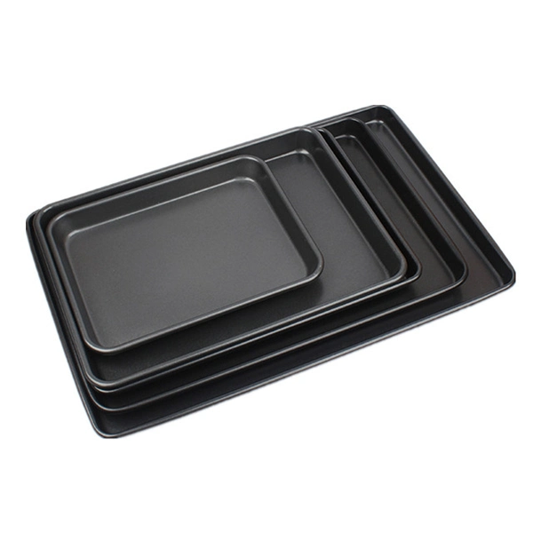 Rectangular Non Stick Aluminium Alusteel Metal Tray Bread Cake Biscuit Cookie Baking Sheet Tray