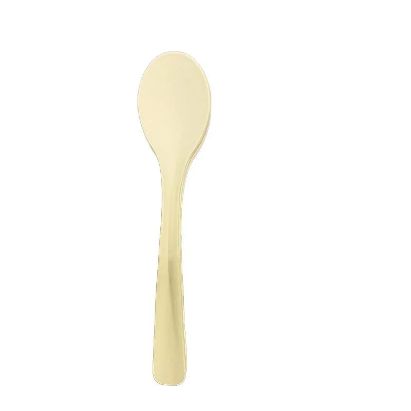 Compostable Natural Paper Spoon Cutlery Utensil Sets Biodegradable Disposable