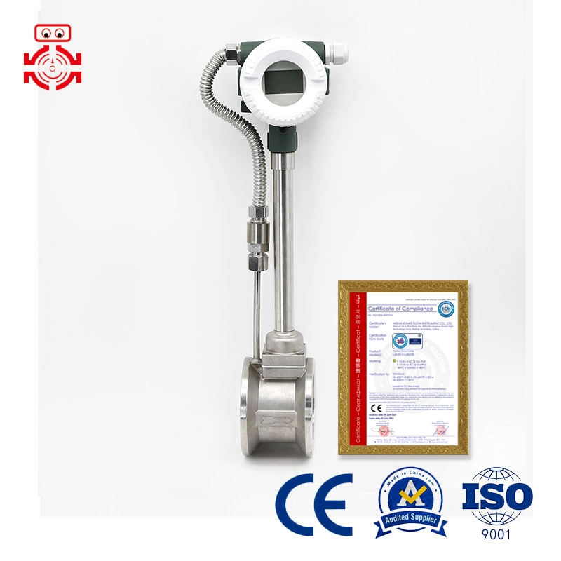 Chemical Plant, Paper Factory, Boiler Factory, Metallurgical Industry and Other Special Flow Meter Vortex Flow Meter, Steam Gas Liquid Measurement CE