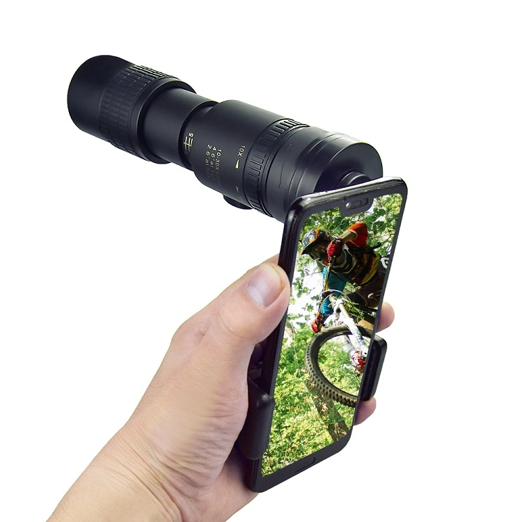 Venta caliente portátil Telescopio Zoom 10X 30 X Mini Telescopio Monocular para Smartphone actividades al aire libre