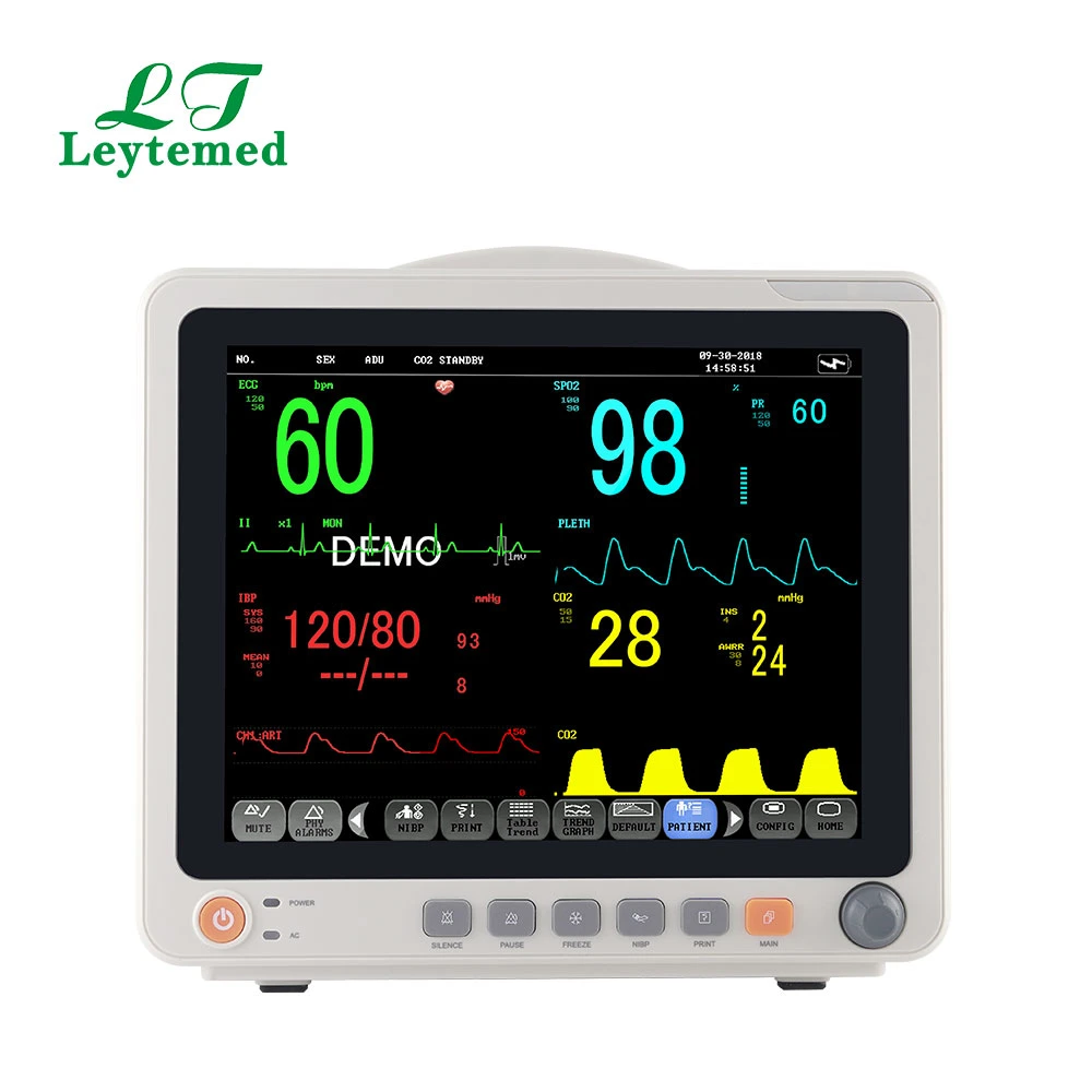 Système de surveillance des patients Ltsp23 Medical Products, moniteur de patients multiparamètres en soins intensifs.