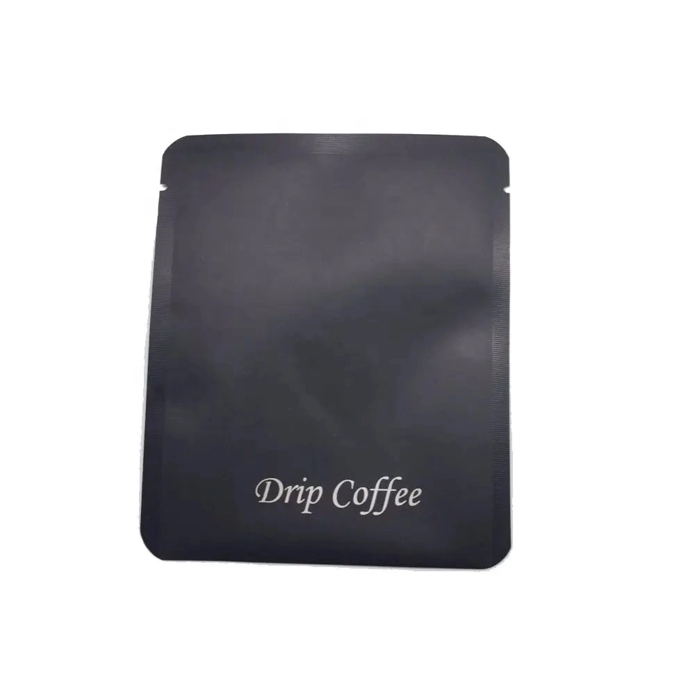 Food Grade Three Sides Sealed Small Foil Flat Drip Coffee Outside Packaging Bags