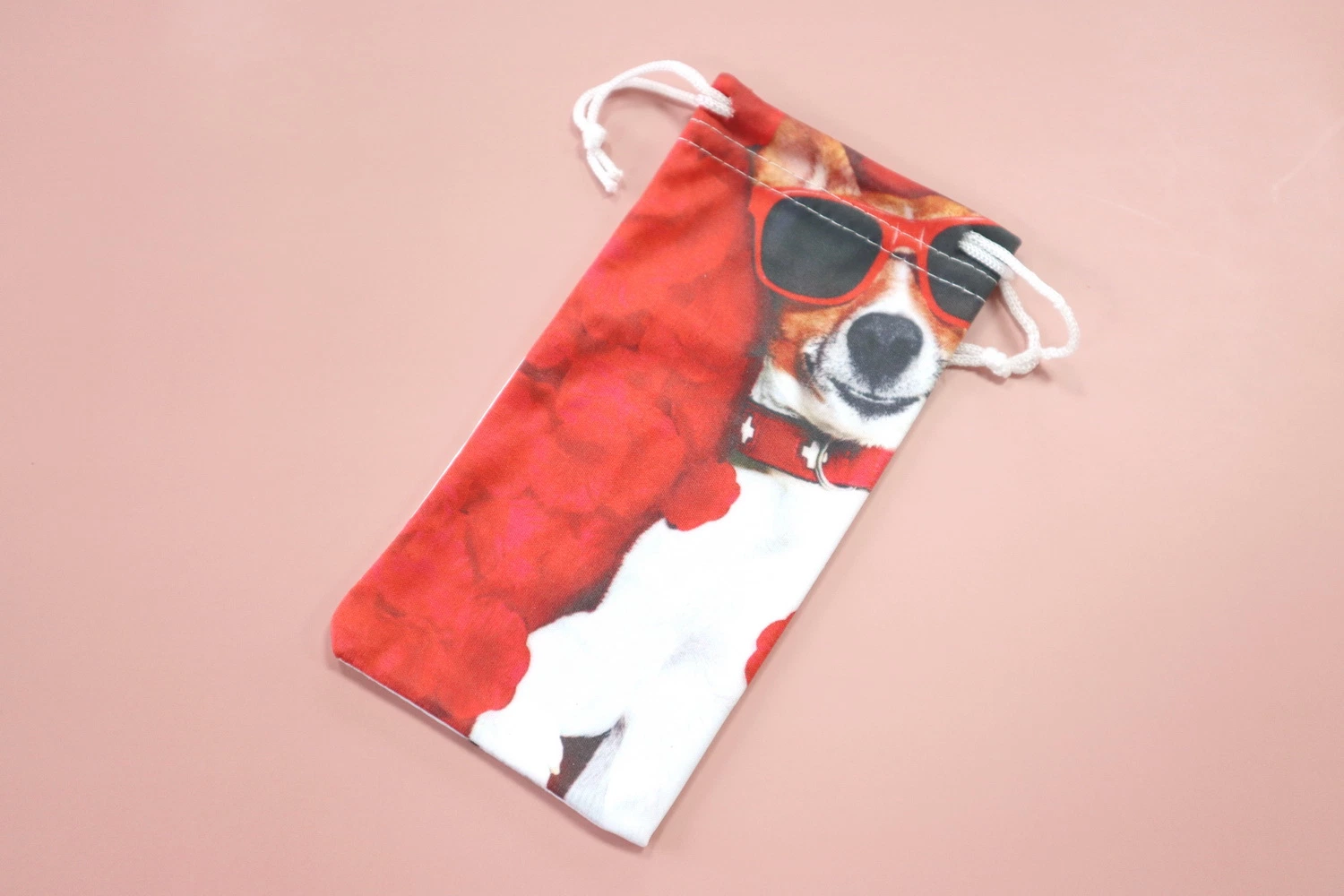 Microfiber Double Side Pull Sunglasses Pouch Wholesale