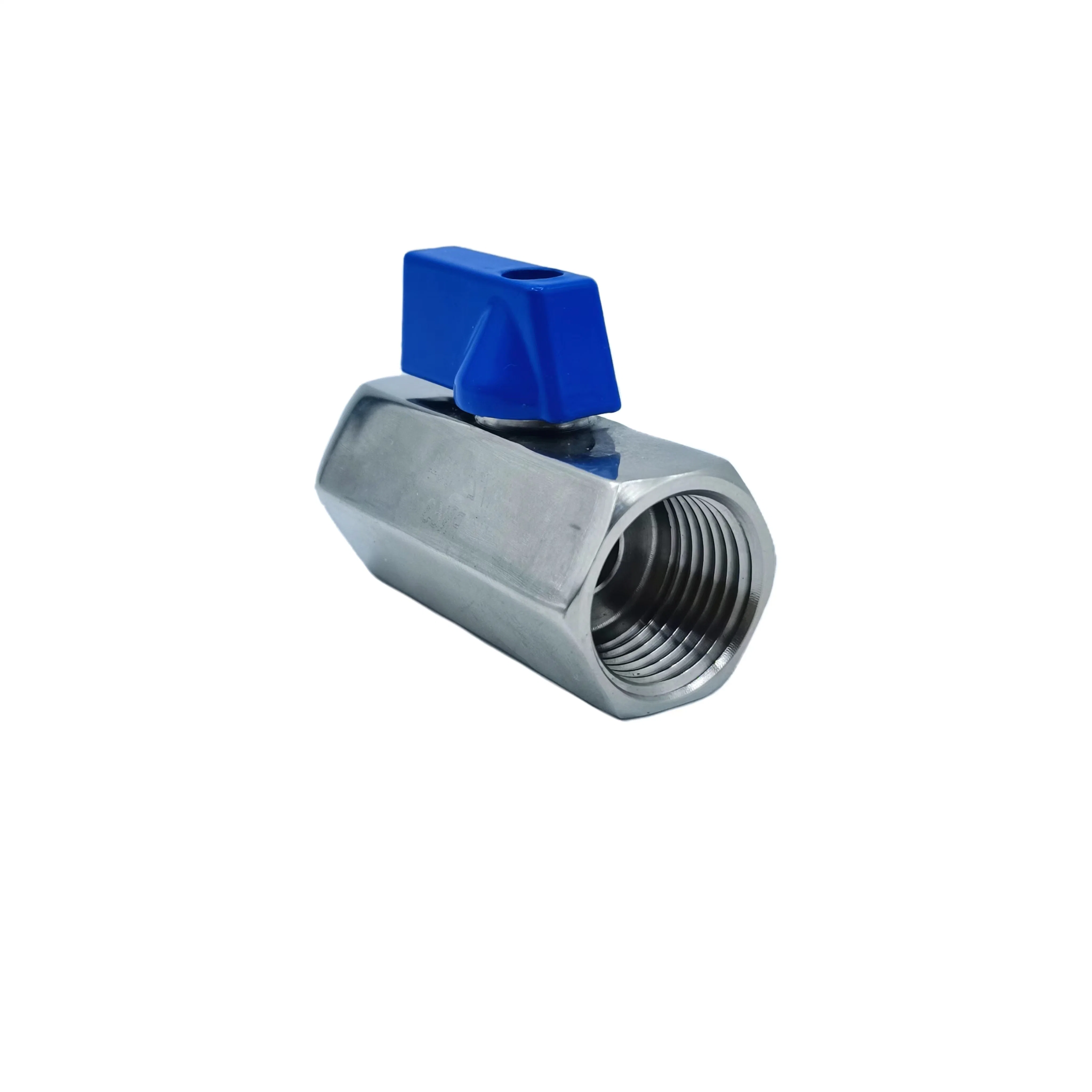 Stainless Steel Forged Brass Chrome Plated Mini Ball Valve with Handle