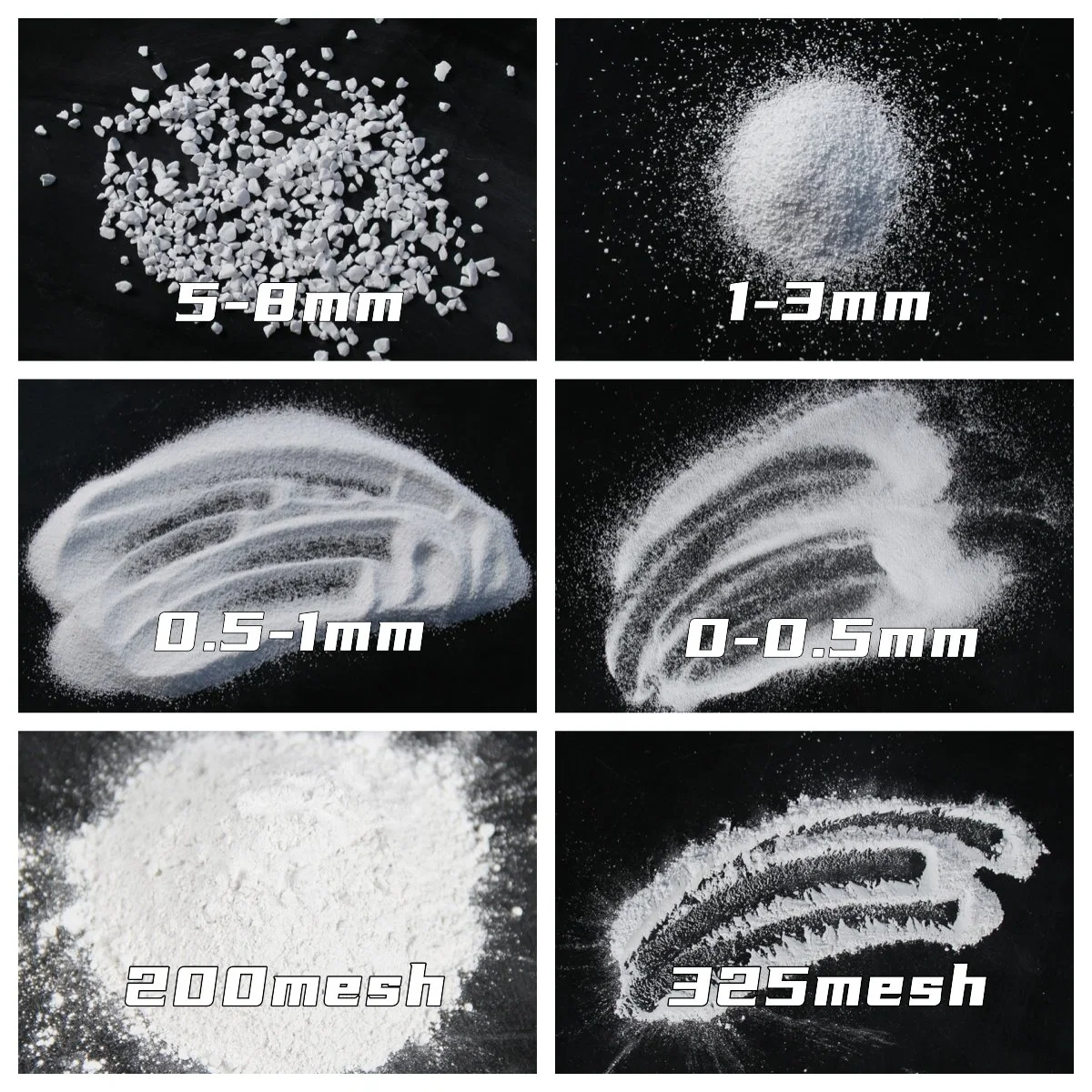 White Corundum Chalco Tabular Aluminiumoxid für Refraktorien Ziegel und Keramik