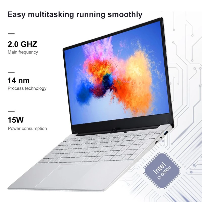 Original I3-5005u Fingerprint Unlock Backlit Keyboard Mini Laptop