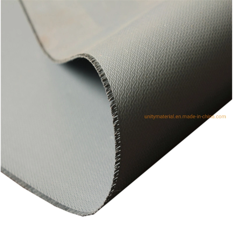 0.4mm Silicone Fiberglass Cloth Fireproofing Fiber Glass Fabrics for Smoke Curtains Meets