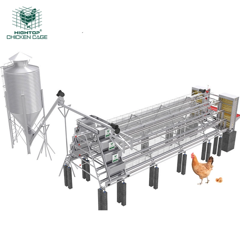 Commercial Chicken Layer Cage Poultry Farm Equipment A Type Poultry Laying  Hens Egg Battery  Cages For Nigeria Farm