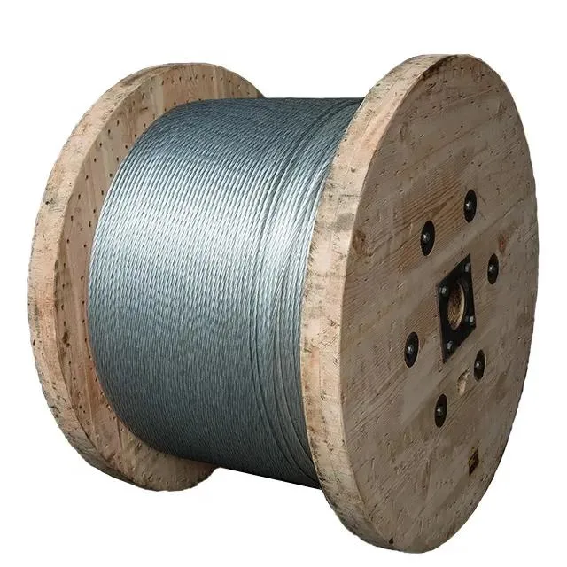 Cruce la línea de alta resistencia alambre caliente ASTM, AISI, EN, DIN, JIS, GB AISI 1-5.5mm Galvanizado calibre 12 Gi el cable de alambre de acero galvanizado de 4 mm.