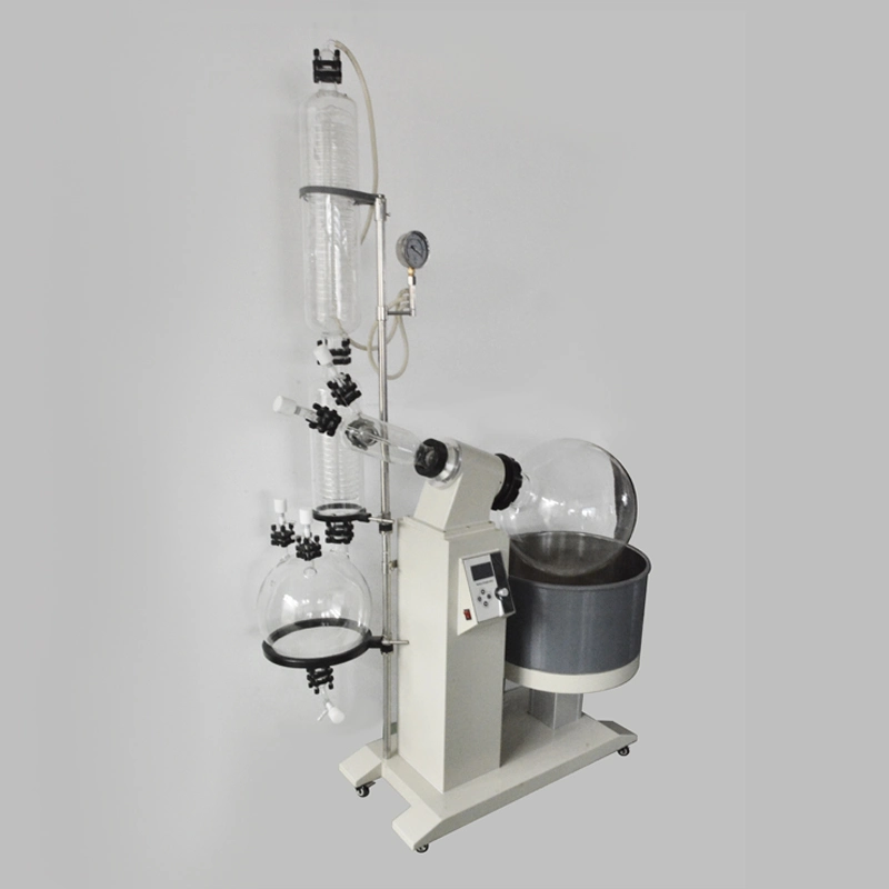 10L Alcohol Laboratory Vacuum Glass Heating Equipment Rotary Evaporator