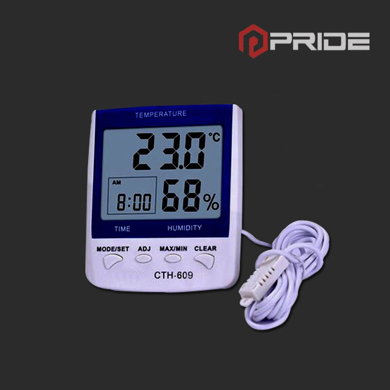 Cth-609 Digital Thermometer and Hygrometer Big LCD to Read