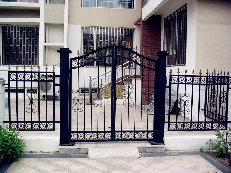 OEM Factory Forged Iron Gate Wrought Driveway Iron Gate on Sale