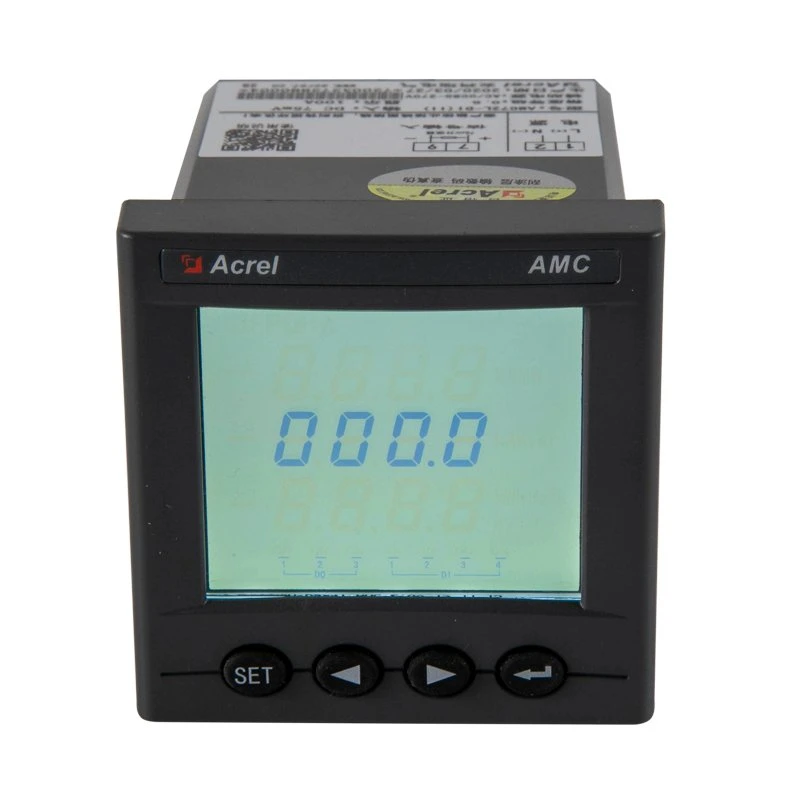 Electricidad Acrel Amperímetro dc 76*76mm de instrumentos, medir la corriente continua, RS485 Modbus, salida analógica