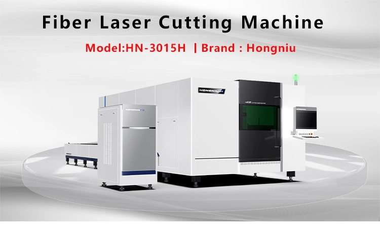 Hn 1530 Fiber Laser Cutting Machine with Full Body Cover and Exchangle Table