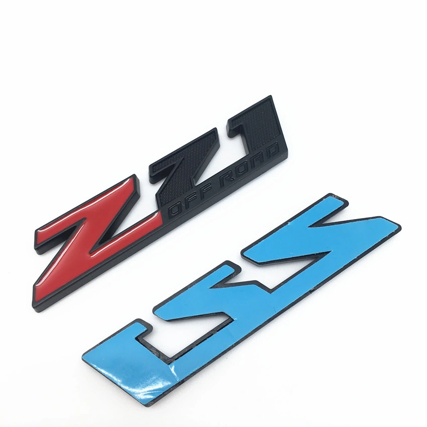 Z71 off for Silverado Camaro Emblem Fender Badge Decal Sticker Logo Car Accessories Car Parts Decoration ABS Plastic Emblem