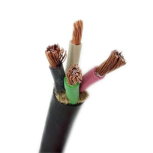 Soow cable de alimentación portátil 4c 12 AWG 600V Negro Chaqueta