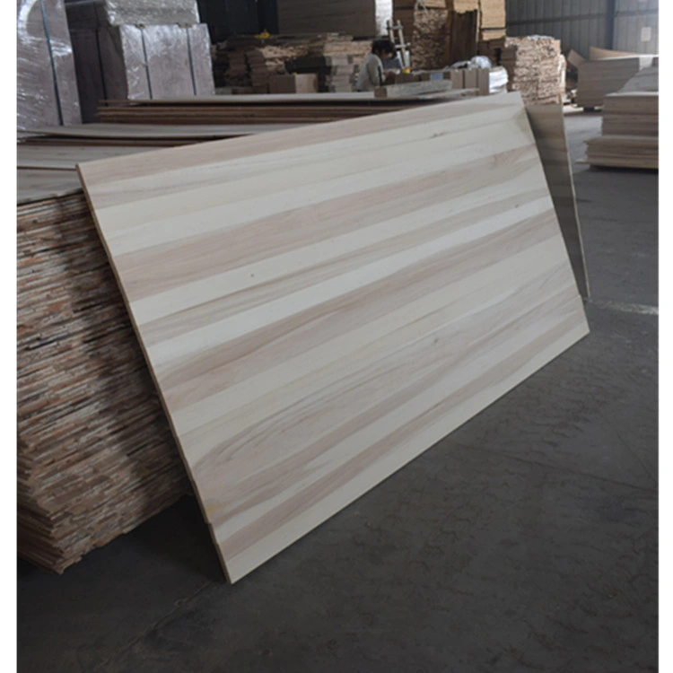 1220*2440mm Poplar Solid Wood Panel for Furniture Decoration