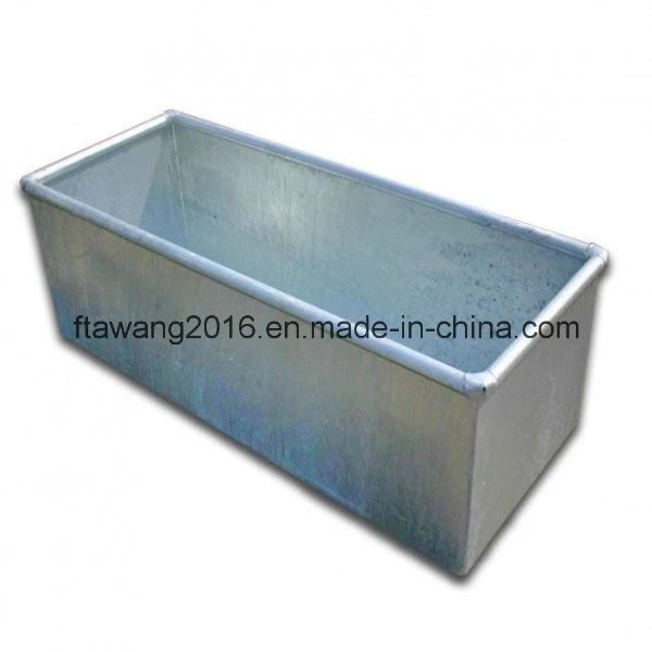 Custom Hot Galvanized Steel 900mm Livestock Drinker/Water Trough with Legs/ Hunging