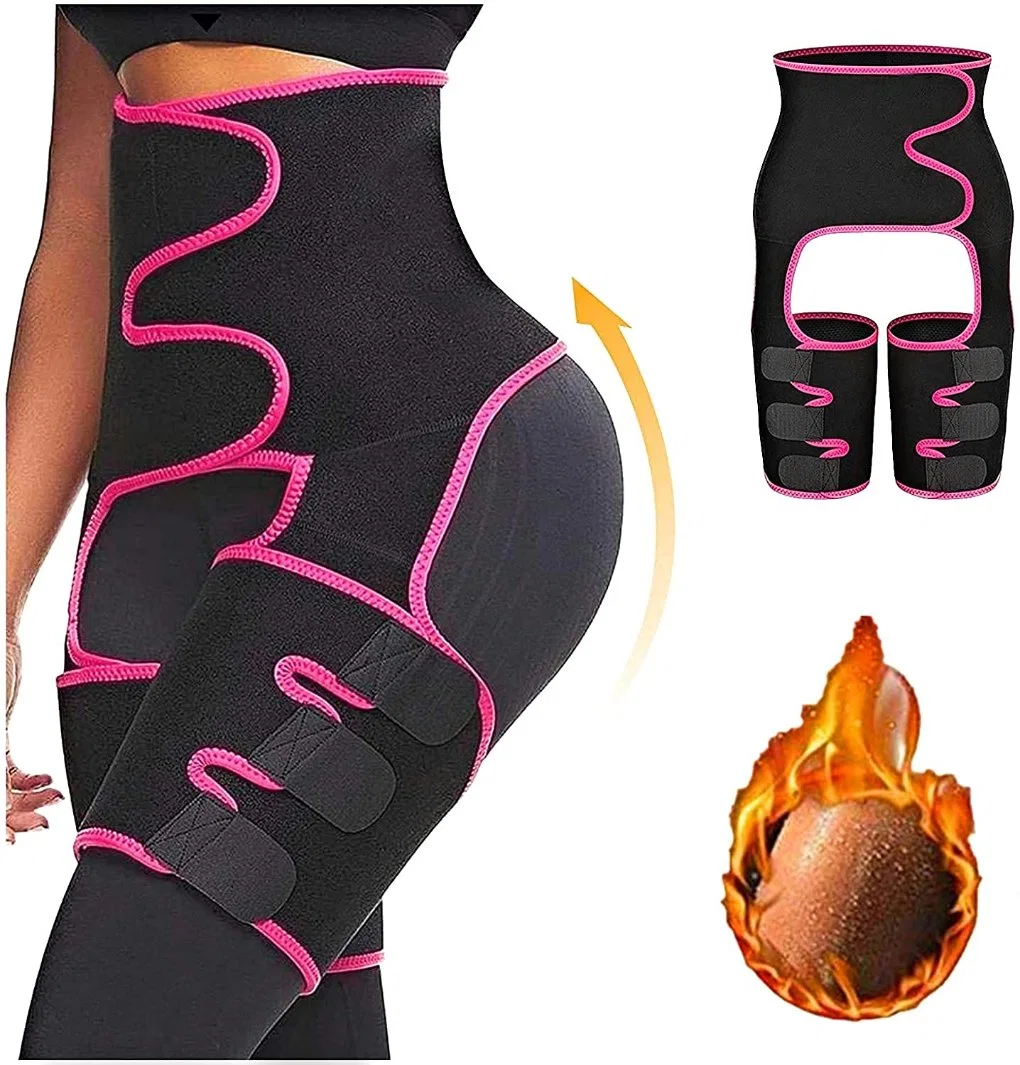 Three-in-One Buttock Belt Burst Sweat Belt Movement Neoprene Waist Abdominal Belt