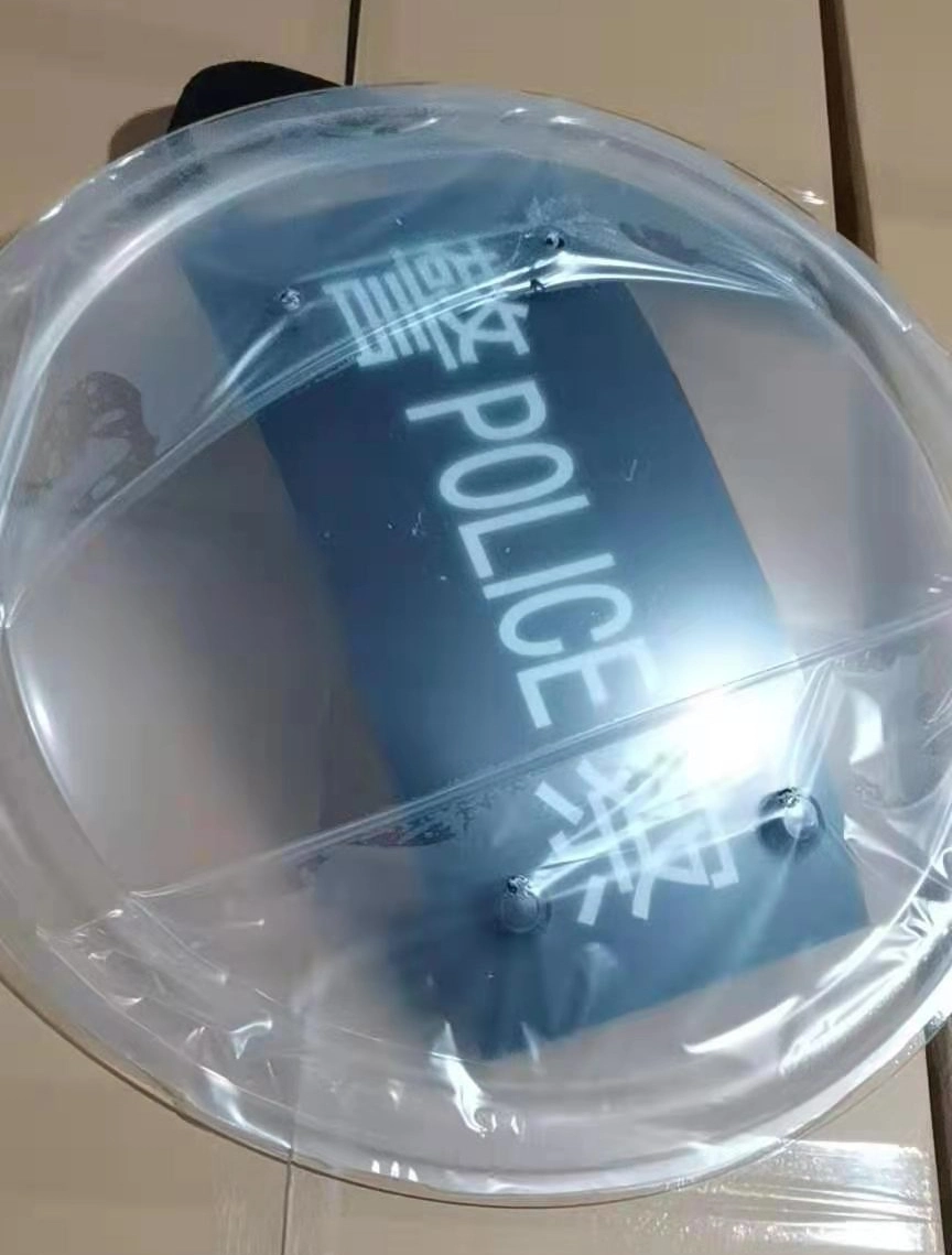 Lightweight Transparent Round ABS/Polycarbonate Anti Riot Protect Shield