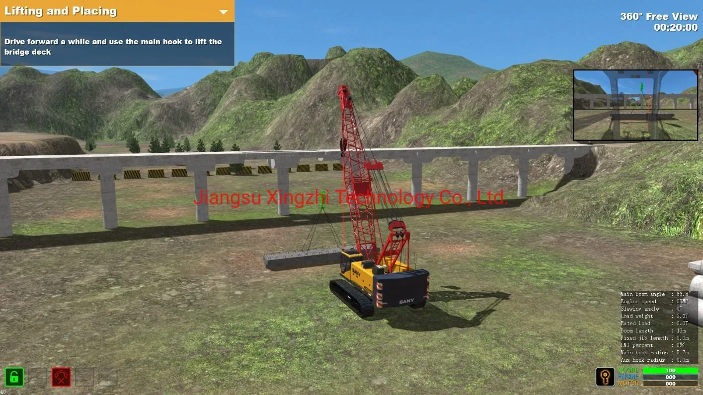 Manufacturer of Crawler Crane Operator Training Simulator