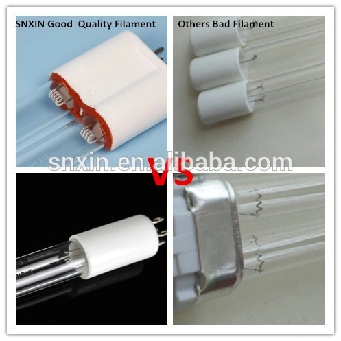 Snxin Fast Delivery 8000 Hours Gph212t5l 10W UVC Lamps for Sale Air Purification UVC Ozone UV Lamp Sterilization for Warehouse