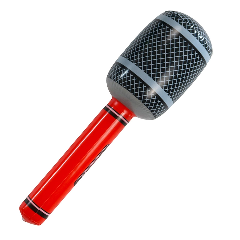 Custom Promotional Toys for Kids Inflatable Microphone PVC Plastic Guitar Inflatable Toys