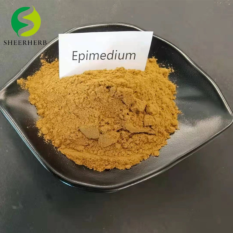 Pharmaceutical Grade Body Building Icariin 60% Powder Buy Bulk Epimedium Powder