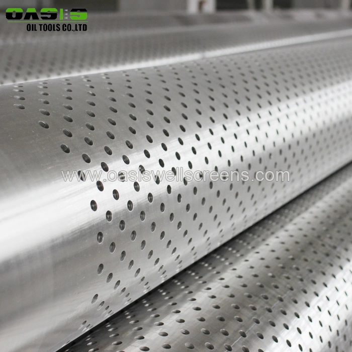 Customized SS316L 16" Perforated Well Casing Pipe Factory