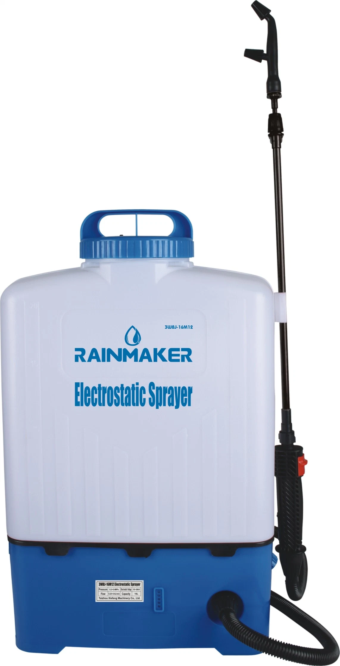 Rainmaker 16L 20L desinfectante desinfección de la agricultura de la Huerta de la pulverizadora electrostática Mochila agrícola