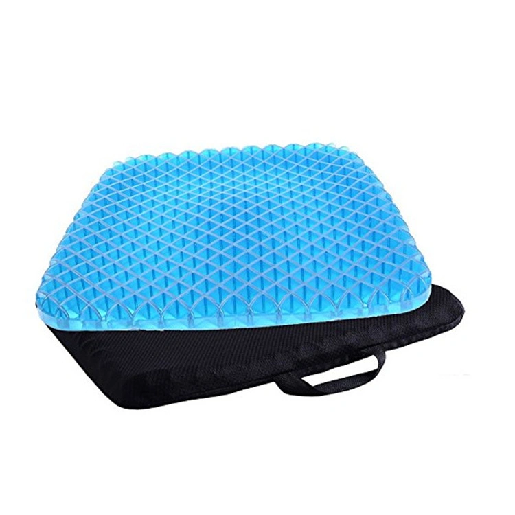 Sac d'œufs en plastique Honeycomb Gel Siège doux Coccygeal vertèbre protéger Coussin de siège d'auto