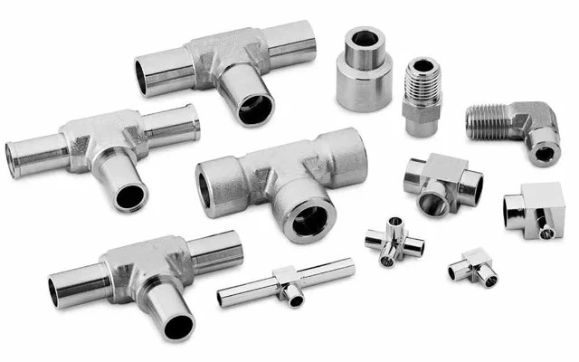 Suppliers 316 Stainless Steel Tube Fittings Forged High Pressure Pipe Fittings 1/4" Female NPT Threaded Female Tee Fitting