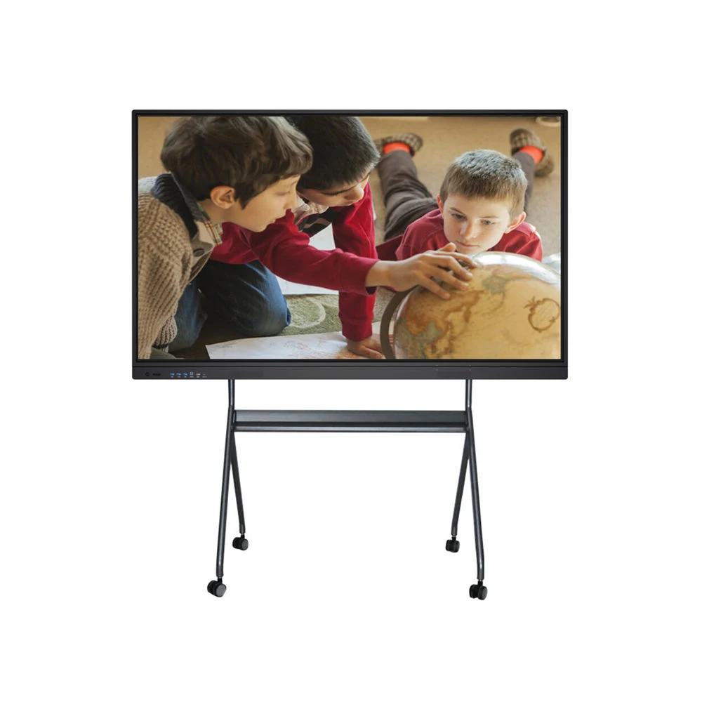 55 65 75 86 pulgadas de pantalla LCD Multimedia Aula digital portátil de pantalla plana pizarra interactiva SMART TV LCD de la Junta de Enseñanza