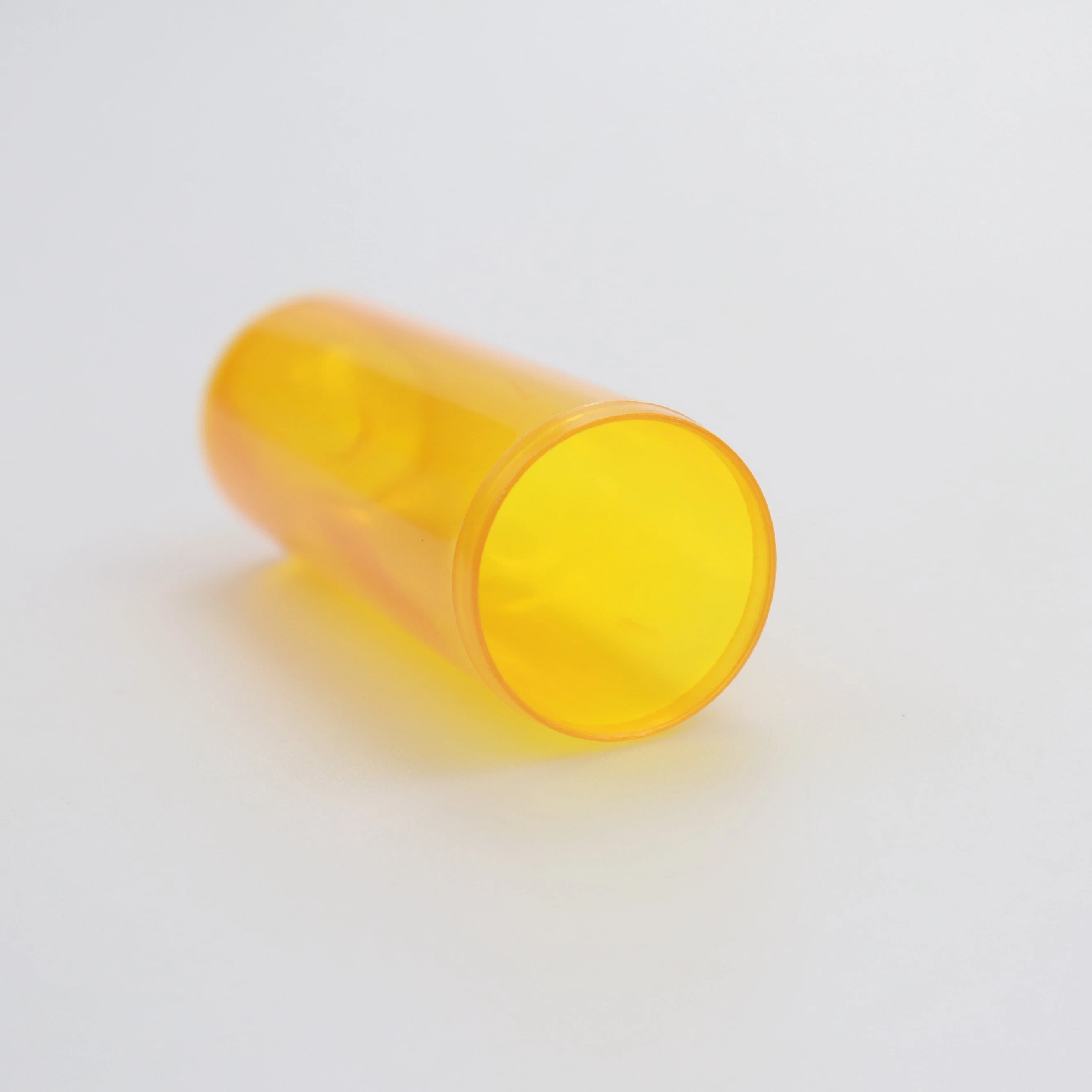 New Product 6/8/13/16/20/30/40/60dr Orange Pill Bottle Pill Tablet Medical Plastic Bottle With Snap Cap