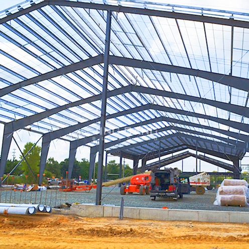 Industrial Gable Frame Large Span Steel Structure Construction Project for Warehouse Workshop