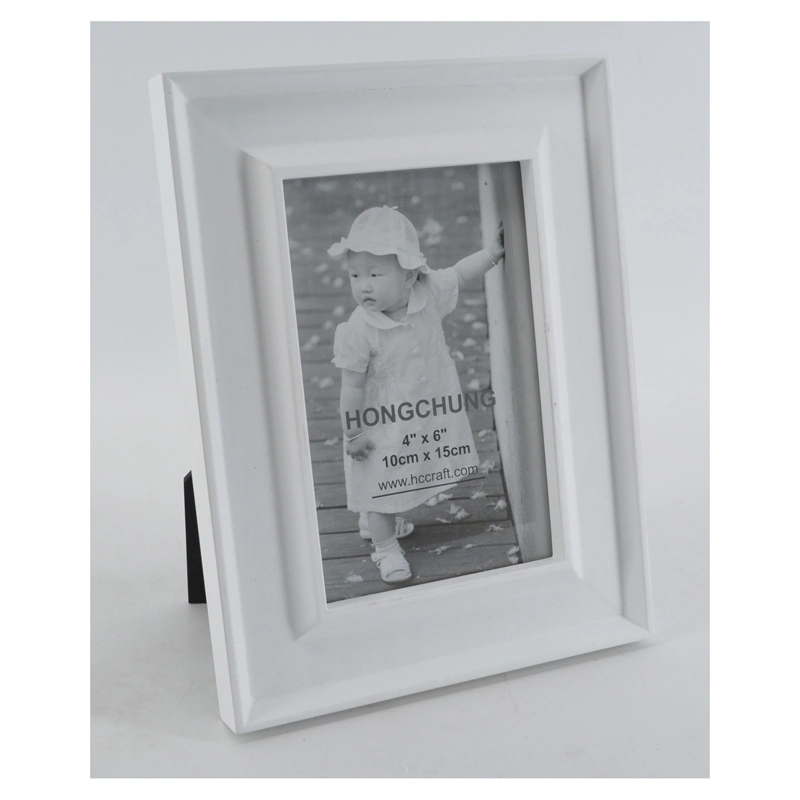 White Photo Frame Made of Wood for Home Decoration