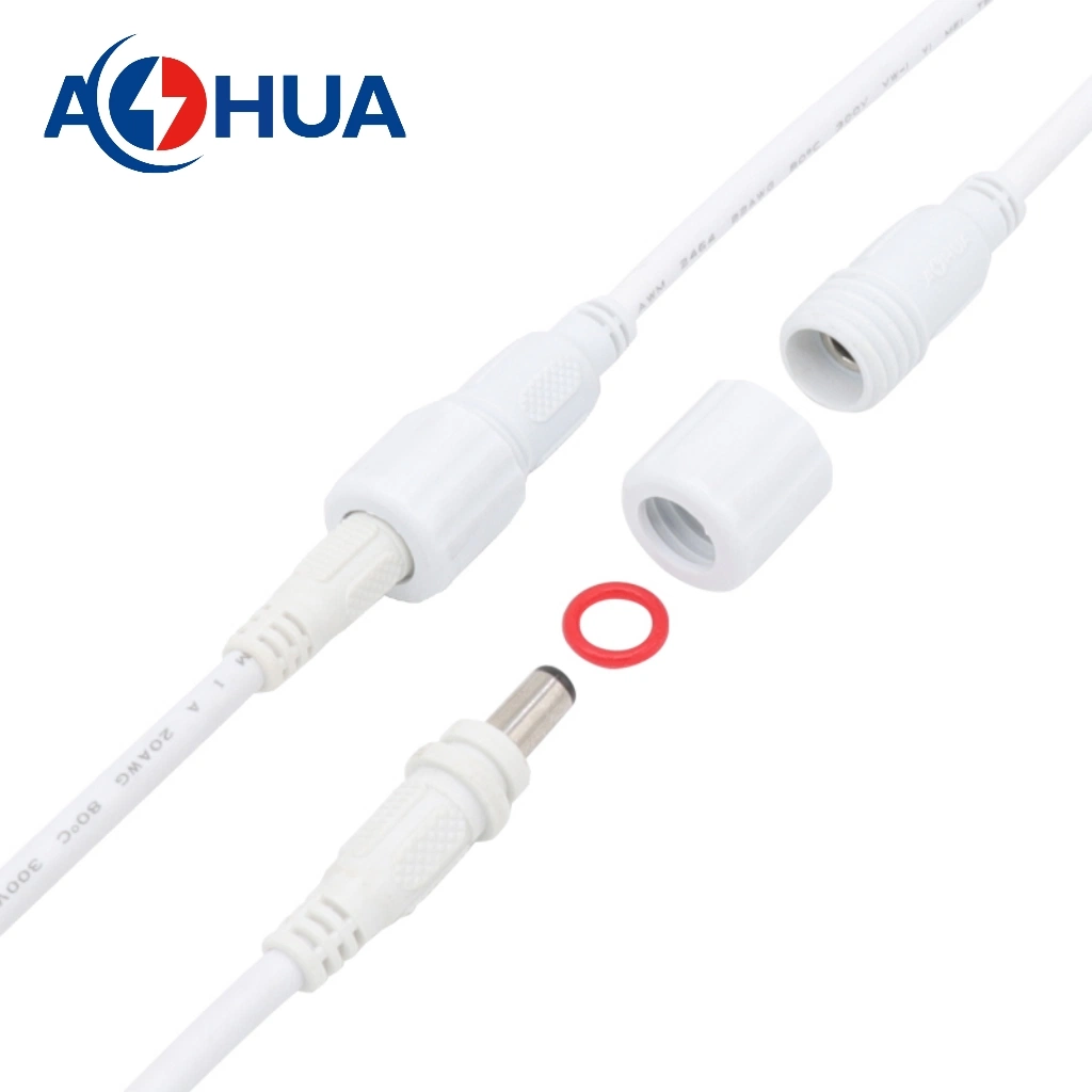 5.5 2.5mm 5521 Waterproof Jack Connector Extension Cable