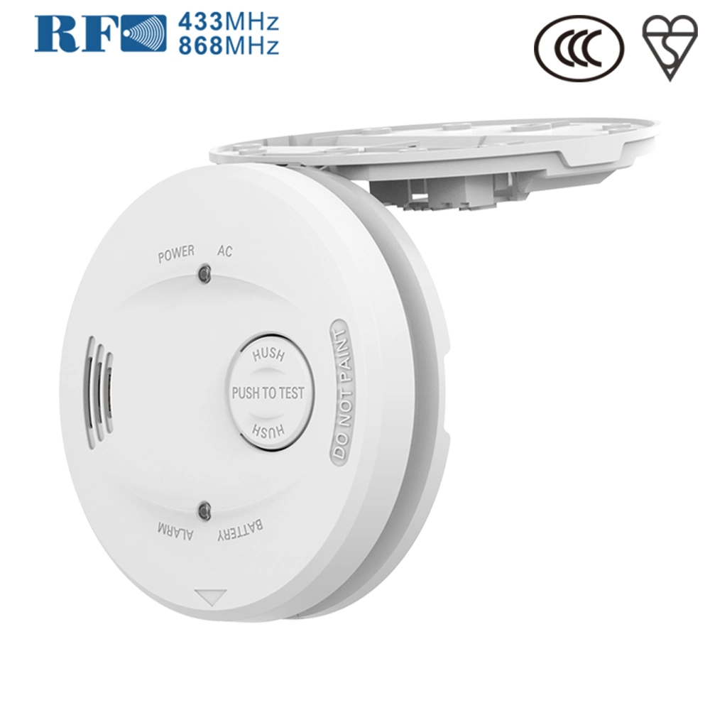 AC and DC 9V Battery Bsi Ce Smoke Alarm