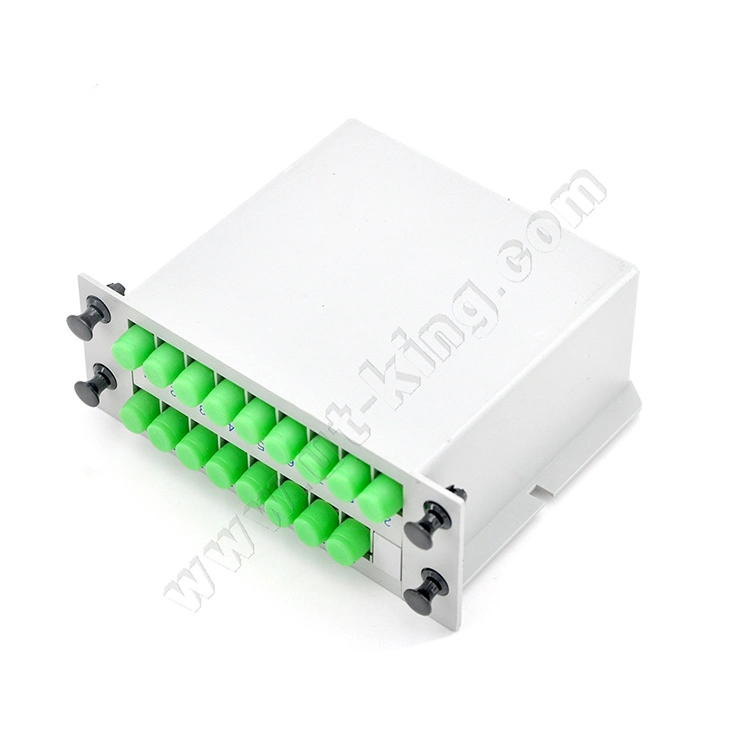 Singlemode Optical Splitter Small Box 1X16 FC APC Network Optical Pon Module Cassette