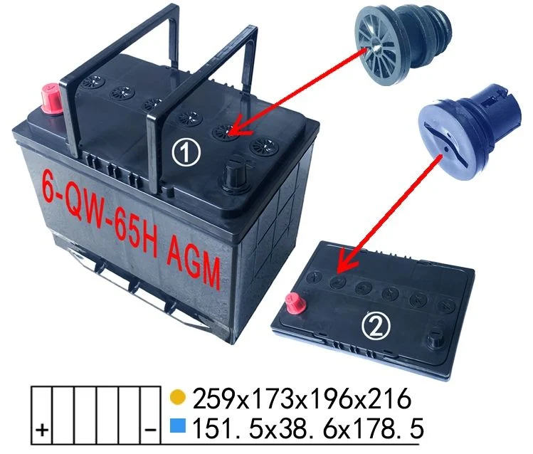 6-Qw-65h AGM Lithium mit USV-Batterie-Box 280ah Hochwertige Bleisäure Gel 12V 7Ah Werkzeugsatz Bohrflasche E Bike 21700 12-Volt-Batteriekasten