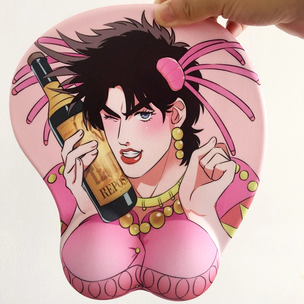 Adulto Personalizado Gran Anime Boob 3D Overwatch Pecho de Silicona Ergonómico Sexy Chica Juego Insertar Foto Descanso de Muñeca Mouse Pad