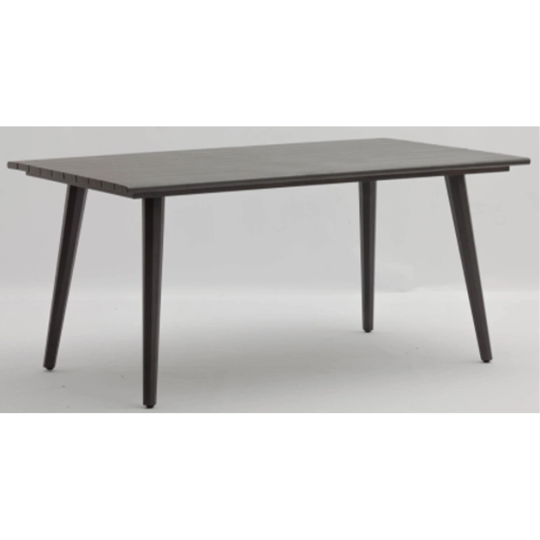 Modern Furniture Bistro Rectangle Outdoor Coffee Table Promotional High quality/High cost performance Wholesale/Supplier Price Aluminum Table