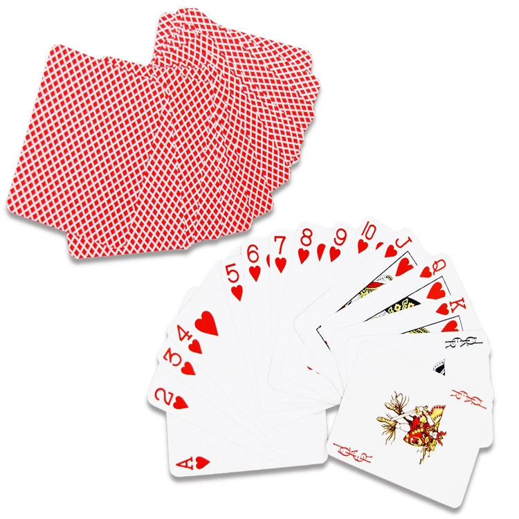 Cheap Shipping Tuck Box Poker Size Good Printing Flash Card Game Custom Logo Paper Playing Card