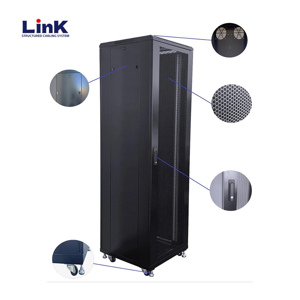 Rust-Resistant Lockable Server Rack Network Cabinet for Long-Lasting Performance with Secure Access Control