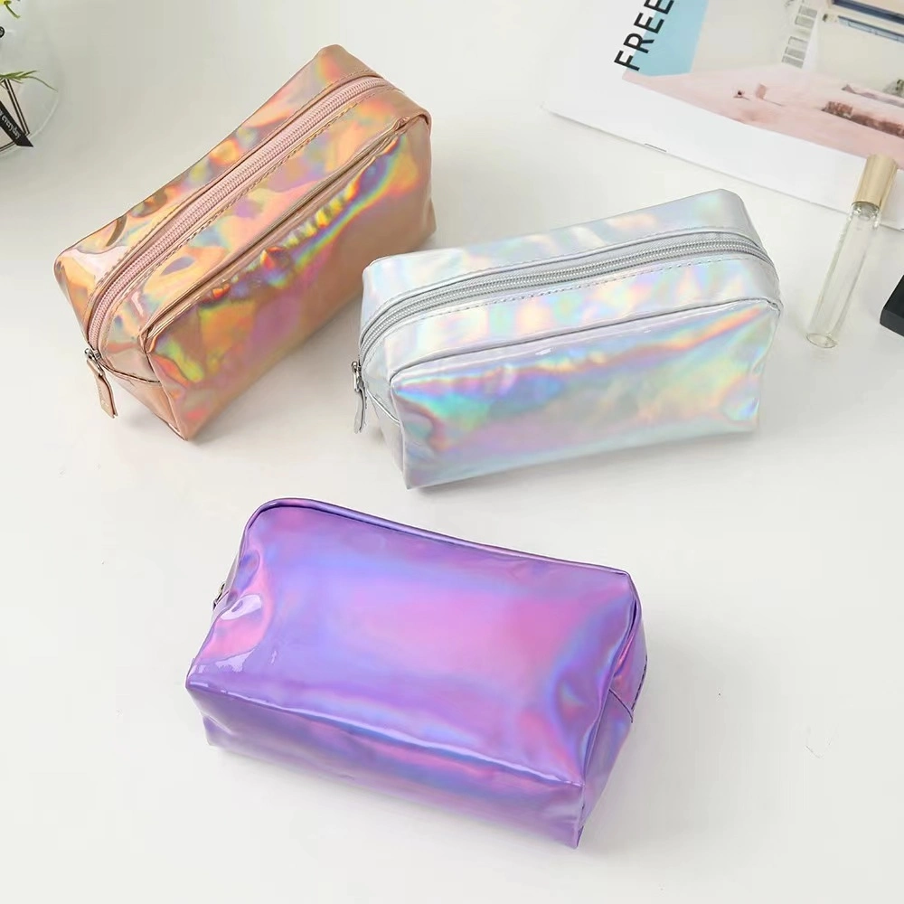 Women&prime; S Toiletry PU Cosmetic Bag Outdoor Travel Waterproof Makeup Bag