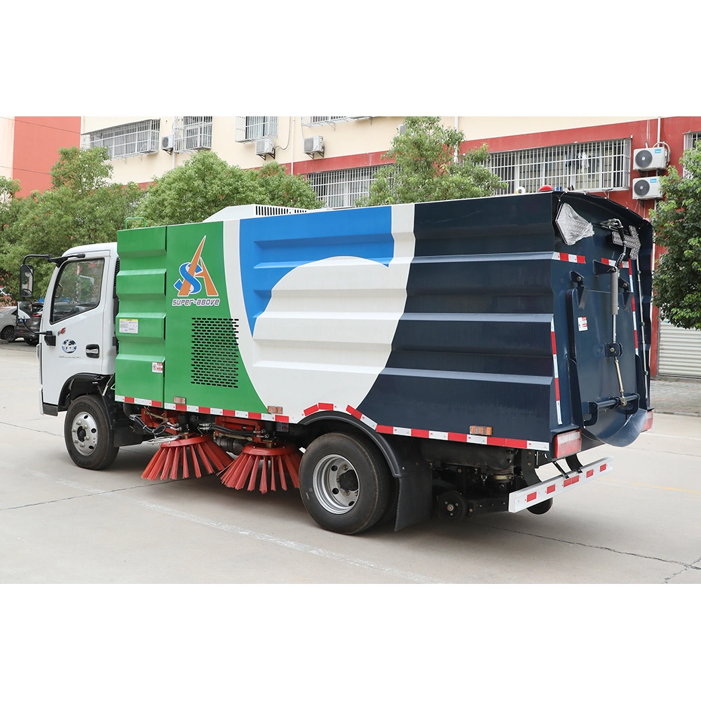 Super-Above Road Sweeping Truck, Sweep Truck, Road Sweeper, Sweeping Truck, Sweeper Truck, 5000L Road Sweeping Truck mit Ersatzteilen auf Lager