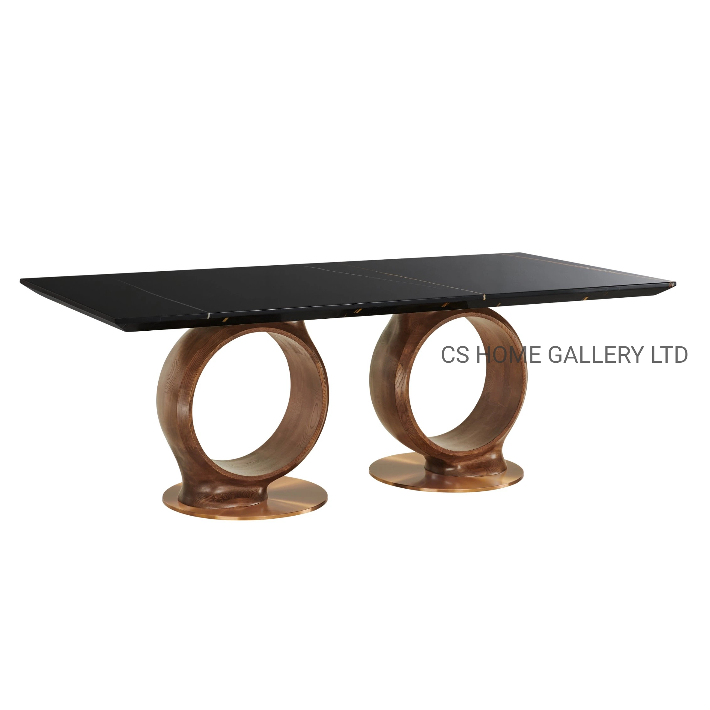 Fashion Dining Living Stainless Steel Marble Dining Table Furniture