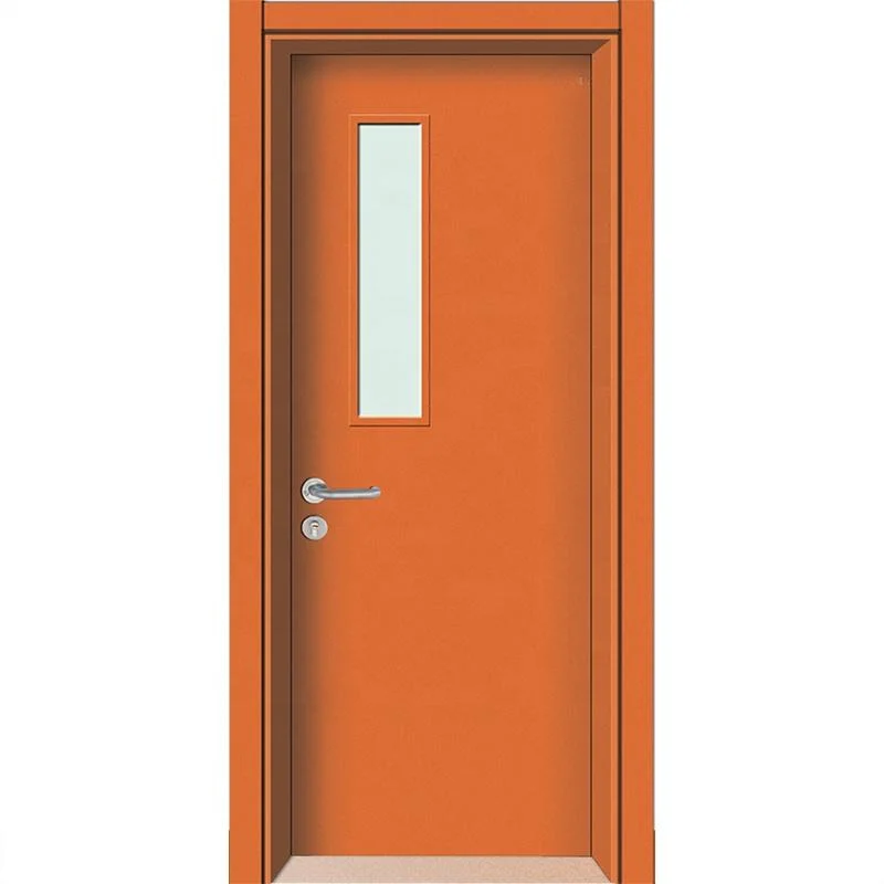 Soundproof Interior Solid Wooden Clinic Door with Vision Panel